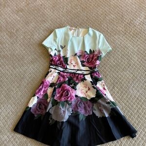 Ted Baker Floral Dress Size 4 US Size 10